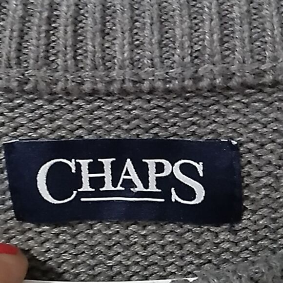 Chaps Crew Neck Mens Long Sleeve Sweater. - Picture 6 of 7